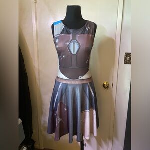 Bounty Hunter  Mandalorian Womens Skater Dress